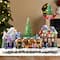 Glitzhome® 15.25" Christmas Oversized Resin Lighted Table Village Decor